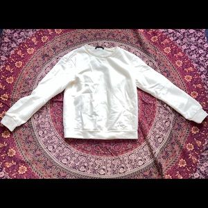 White crew neck